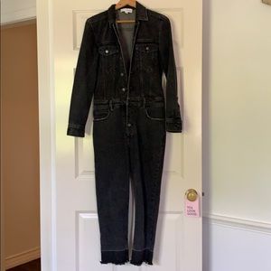Robert Rodriguez black denim jumpsuit. Size 0